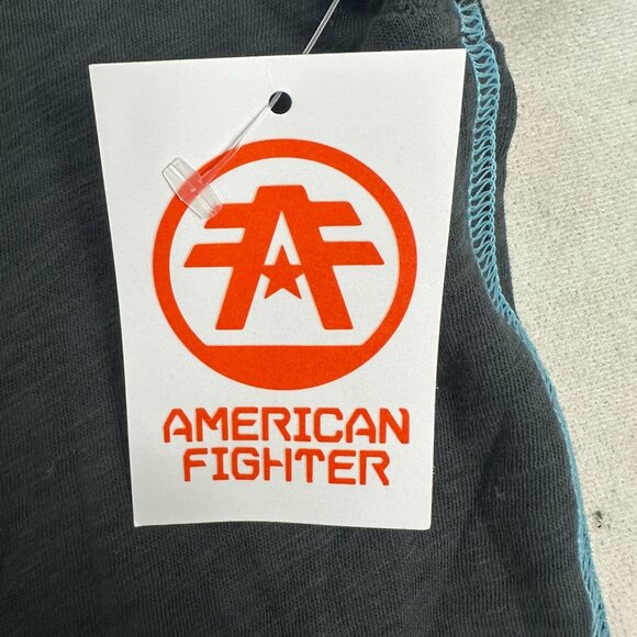 American Fighter Mens Baltimore Polo Shirt Vintage Black 3XL Cotton Blend - Picture 5 of 6